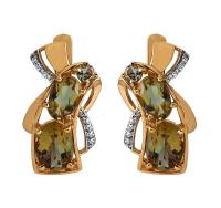 02-2-616-5901-011 Серьги (Au 585)