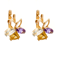 Завод4 Серьги Au 585