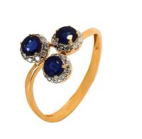 9061300912к Кольцо (Au 585)