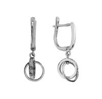 02FYE7613-113 Серьги (Ag 925)