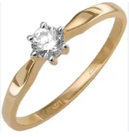 01-0525-00-501-1110-38 Кольцо (Au 585)