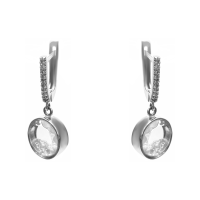 2472Н/0-040051ВЛ Серьги Ag 925