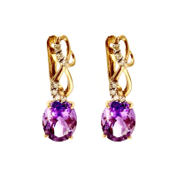 02-1-047-02 Серьги Au 585