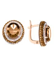 02-0927/8 Серьги (Au 585)