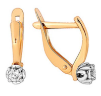 02-7231 Серьги (Au 585)