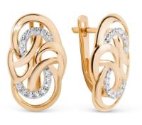 020202-1102 Серьги (Au 585)