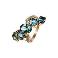 6904405А Кольцо Au 585