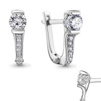 941202 Серьги (Au 585) (4 Бр Кр-57 0,010Ct 2/5А,8 Бр Кр-57 0,030Ct 2/5А,8 Бр Кр-57 0,040Ct 2/5А,2 Бр Кр-57 0,020Ct 2/5А,2 Бр)