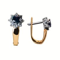 02-0128/2 Серьги (Au 585)