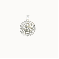 2034591/9 Рыбы Подвеска Ag 925