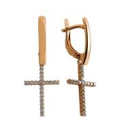 22241з-100 Серьги (Ag 925)