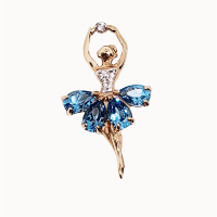 7263305А Брошь Au 585