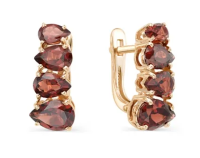 02-1-741-03 Серьги (Au 585)