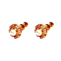 10080з Серьги Au 585