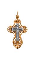08-0009 Подвеска крест(Au 585)
