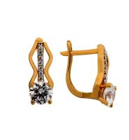 4кк398 Серьги (Au 585)