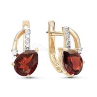 с122-3406Гр Серьги (Au 585)