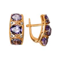 СЛ-521К-А Серьги (Au 585)