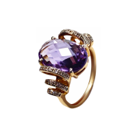 КЛ-412К-АФ7 Кольцо Au 585