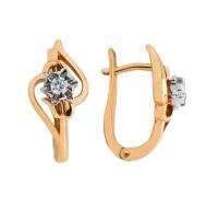 02-0868 Серьги (Au 585)