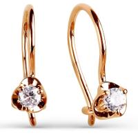 Т102025449 Серьги (Au 585)