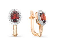 02-1-163-03 Серьги (Au 585)