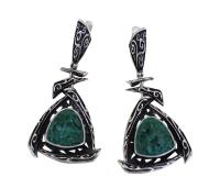 103 СИ-М053К Серьги (Ag 925)