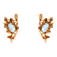 С120-3822Т Серьги Au 585