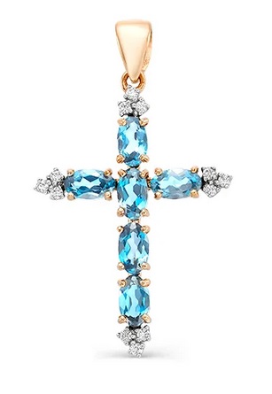 04-1-001 Крест (Au 585)