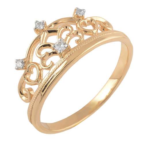 к762 Кольцо (Au 585)