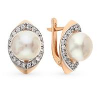 СЛ8130 Серьги (Au 585)