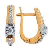 3483-210 Серьги (Au 585)