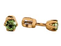 720048 Серьги-Пуссеты (Au 585)