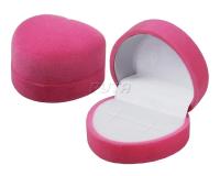 Футляр флокированный, сердечко, серия "Классика", арт 20101