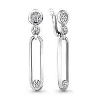 48166А.5 Серьги (Ag 925)