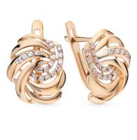 40088000-36 Серьги (Au 585)