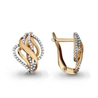 42698а Серьги (Au 585)