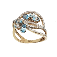 КЛ-336К-Т Кольцо Au 585