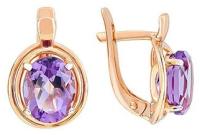 СЛ-441К-А Серьги (Au 585)