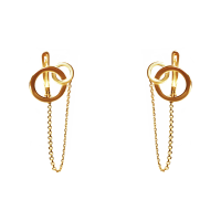 01-208664 Серьги Au 585