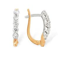 02-0764 Серьги (Au 585)