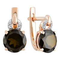 СЛ-640К-РТ Серьги (Au 585)