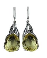 3026с Серьги Акант (925)