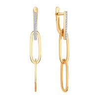 Т14702В612 Серьги (Au 585)