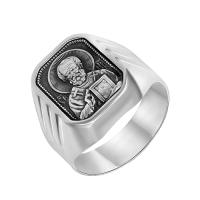 10086 Кольцо"Св.Николай Чудотворец" (Ag 925)