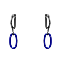 SCE-352BL Серьги Ag 925