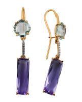 2180357 Серьги (Au 585)