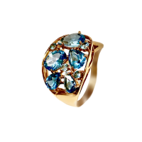 01-2-446-13 Кольцо Au 585