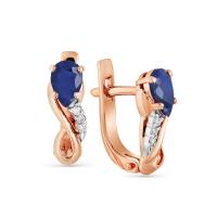 2-104-960 Серьги (Au 585)