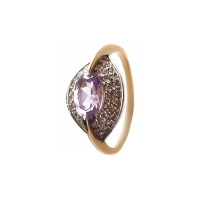 КЛ-563К-А Кольцо Au 585